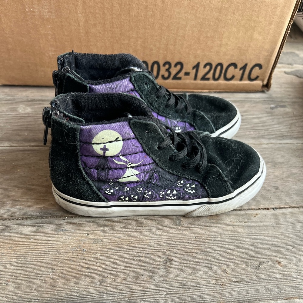 “Nightmare Before Christmas” Toddler Vans High Top